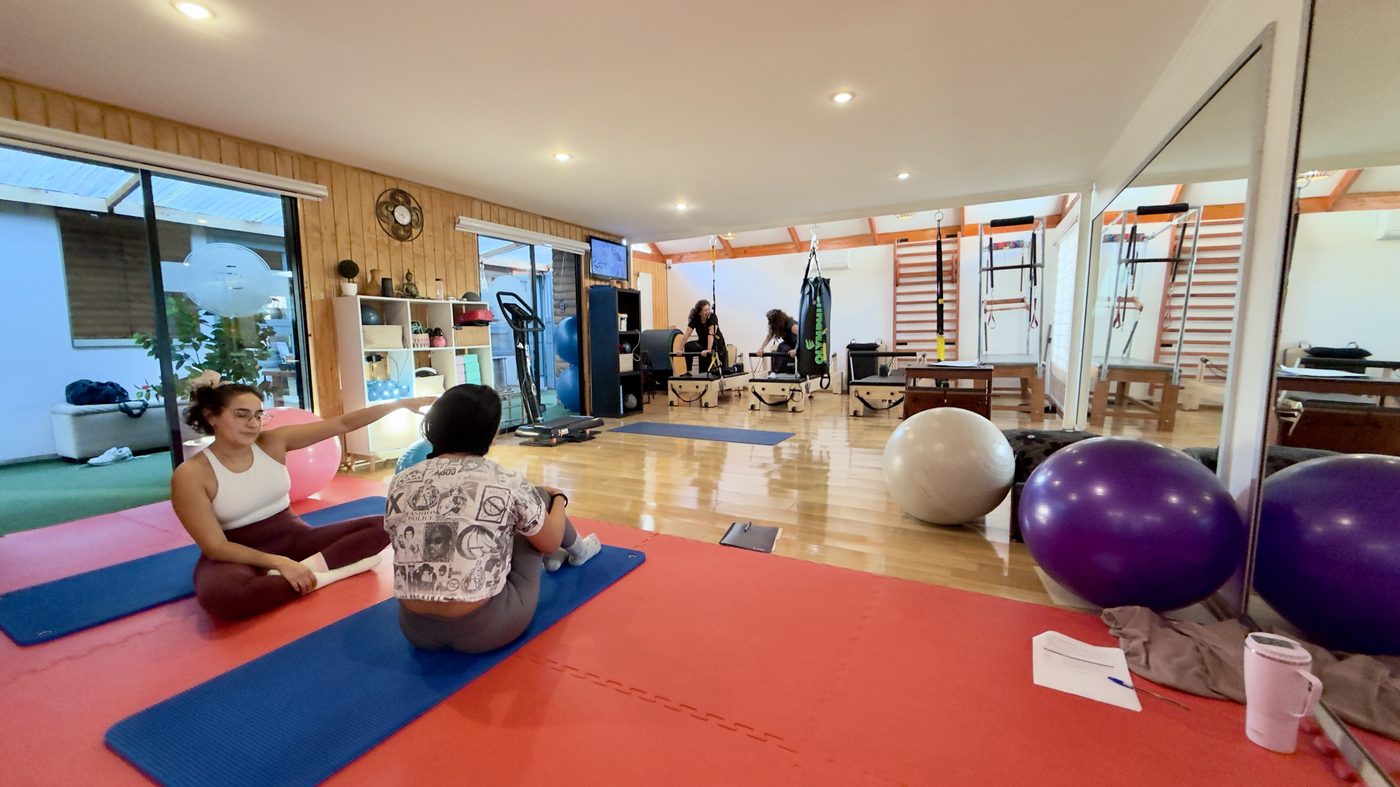 Sala del estudio de Pilates