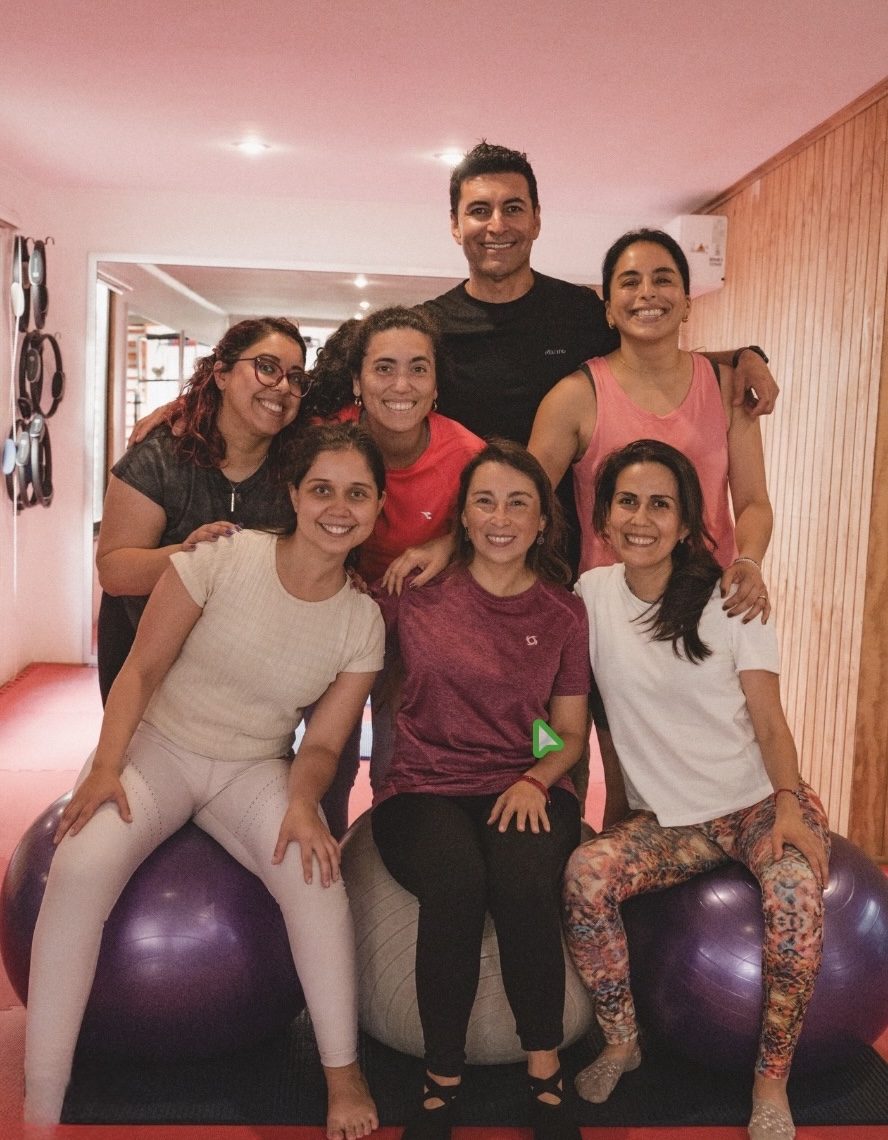Clase de Pilates con aros