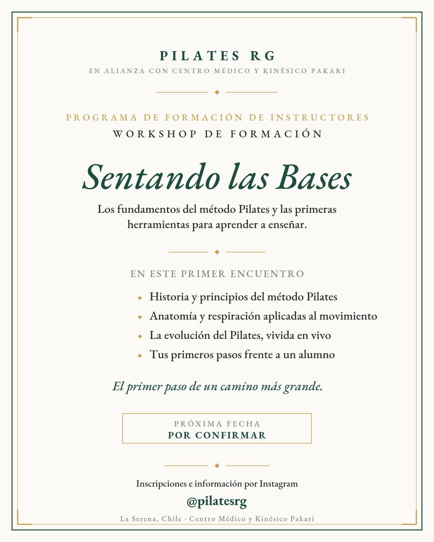 Workshop Sentando las Bases en La Serena